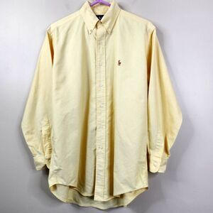 Vintage Polo Ralph Lauren Yarmouth 100% Cotton Oxford Button Down 15 1/2